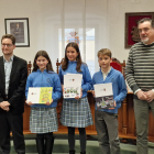 Los tres alumnos del Vera Cruz ganaron todas las categorías del concurso organizado por el ayuntamiento