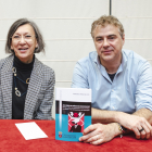 Beatriz Núñez Angulo y Fernando Pérez del Río, en la presentación de '¿El robo de niños en democracia?'