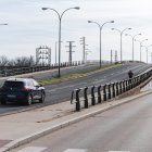 Viaducto en la avenida alcalde Martín Cobos, en el polígono industrial de Burgos Este.