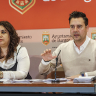 Estrella Paredes y Daniel de la Rosa, en rueda de prensa.