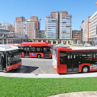 Imagen de autobuses urbanos.