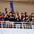 Imagen de aficionados en el partido del Tizona en Valladolid.