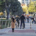 Andando Burgos realiza un informe analizando vías ciclistas conflictivas para el peatón