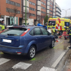 Imagen de un atropello en la avenida Castilla y León.