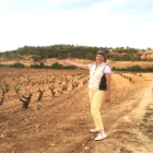 María Martí Fluxa tiene 4 hectáreas de viñedo en Quintana del Pidio