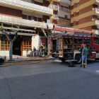 Incendio en el restaurante La Menta, en Miranda de Ebro