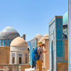 Imagen promocional de Uzbekistán, en plena Ruta de la Seda entre Rusia y Europa, un destino que gana enteros en los últimos años.
