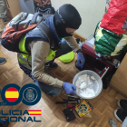 La Policía Nacional durante la 'Operación Piraña', que ha permitido sacar de la circulación 600 gramos de cocaína.