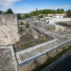 Las obras en el Castillo de Burgos están cogiendo ritmo, tras reanudarse recientemente.