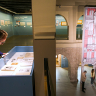 Un momento de la inauguración de la exposición 'Un arquitecto de Burgos' que repasa las distintas facetas del poliédrico Vicente Lampérez.