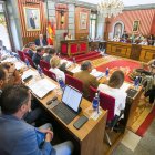 Un momento del Pleno municipal del mes de junio, en el Ayuntamiento de Burgos.