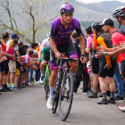 Eric Fagúndez, en la última etapa de la Vuelta al País Vasco.