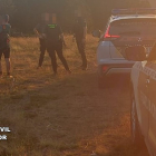 Patrulla de la Guardia Civil desplazada al pico San Millán.