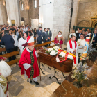 Funeral con honores de José María Peña en la iglesia de San Lesmes.