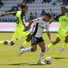 Imagen del partido entre el Burgos CF y el Mallorca.