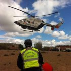 Rescate en helicóptero de la Guardia Civil.