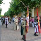 Procesión en honor de Doña Violante en roa.