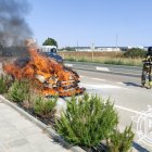 Imagen de la intervención de los Bomberos.