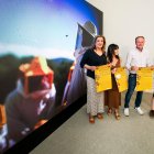 Yolanda Martínez, Inmaculada Sierra, Jean Paul Sánchez y Ángel Nava en la presentación de la XV edición de la Feria de la Miel de Brezo.