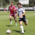 Imagen del partido de pretemporada entre el Burgos CF y la Cultural Leonesa.