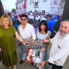 Ana Díez, Mario Ortega, Inmaculada Sierra y Andrés García en la presentación de la obra teatral.