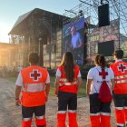 Voluntarios de Cruz Roja en Sonorama.