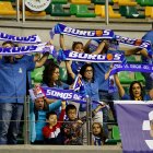 Imagen de aficionados en el Coliseum.