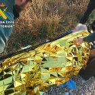 La Guardia Civil de Burgos asiste a un peregrino canadiense en el Camino de Santiago.