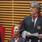 El fiscal superior de Castilla y León, Santiago Mena, en la apertura del año judicial 2024-2025.