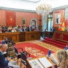 Un momento del pleno municipal del mes de septiembre en el Ayuntamiento de Burgos.