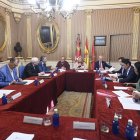 Reunión de constitución del Consejo Municipal de Industria de Burgos.