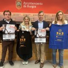 Un momento de la presentación del torneo inclusivo 3x3 de la Fundación Intras en la sala de prensa del Ayuntamiento de Burgos.