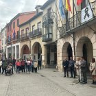 Imagen de la concentración en Aranda.