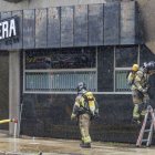 Los Bomberos intervienen en el incendio en la Big Bolera.