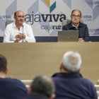 Javier Leal (Caja Rural) y Gabriel Villamayor (Itacyl) expusieron ayer los resultados de los Campos de Ensayo.