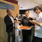 Promoción del torrezno de Soria en Bruselas.