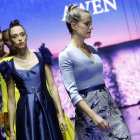 Esther Noriega cerró la pasarela Espacio Moda que ha vuelto a convertir a Burgos en capital de la industria textil.