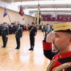 El jefe de la XII Zona de la Guardia Civil, general de Brigada José Antonio Fernández de Luz de las Heras, y el delegado del Gobierno, Nicanor Sen, presiden la celebración de la Virgen del Pilar en León, al que asisten también el alcalde, José Antonio Diez y el consejero de Medio Ambiente, Vivienda y Ordenación del Territorio, Juan Carlos Suárez-Quiñones.