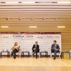 Los integrantes del panel sobre 'Sostenibilidad, innovación y talento, claves del desarrollo empresarial' organizado por Europa Press en el marco del 'Foro Castilla y León hacia el futuro'.