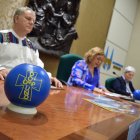 Richi García, Maite Domínguez y Gloria Varona presentaron la campaña del Domund en Burgos.