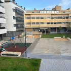 Plaza interior de las comunidades de Luis Rodríguez Arango y José Luis Santamaría, considerada privada de uso público.