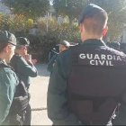 Imagen de agentes de la Comandancia de Burgos que se desplazarán a Valencia.