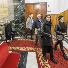 Representantes de Accem, Atalaya, Burgos Acoge y Cáritas acceden a la reunión con el bipartito.