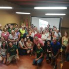 Imagen de los vecinos que forman la comunidad energética de Guzmán