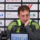 El entrenador del Burgos CF, Luis Miguel Ramis.