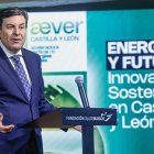 El consejero de Economía y Hacienda, Carlos Fernández Carriedo, en la presentación de la aceleradora vertical de energías verdes AEver.