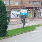Un termómetro marca 3ºC en el centro de la ciudad de Burgos este lunes.