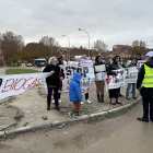 Los vecinos reivindican al delegado territorial en la última visita de Mañueco a Aranda