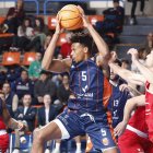 Tidjan Keita, durante el partido contra Cartagena.
