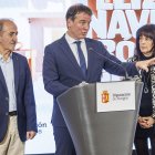 Borja Suárez, junto Inmaculada Sierra y Ramiro Ibáñez, en el balance de actividad del año.